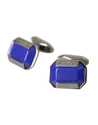 Silver Crystal Cufflinks