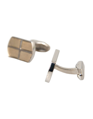 Silver Gold Pin Cufflinks