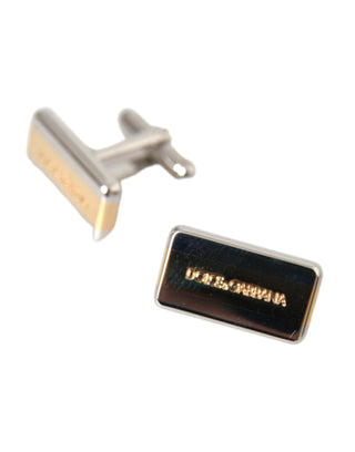 Brass Dg Logo Pin Cufflinks