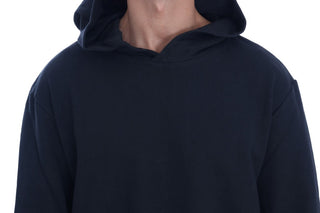 Elegant Black Cotton Hooded Sweater - Luxury for You