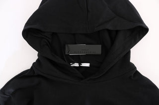 Elegant Black Cotton Hooded Sweater - Luxury for You