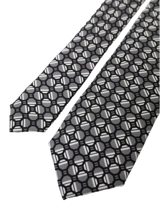 Multicolor Patterned 100% Silk Adjustable Tie