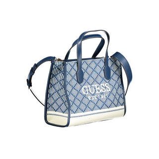 Blue Cotton Handbag