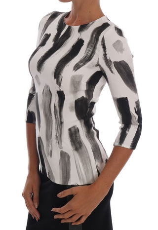 Elegant Striped Stretch Blouse - Luxury for You