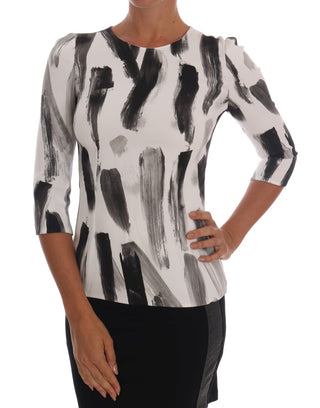 Elegant Striped Stretch Blouse - Luxury for You