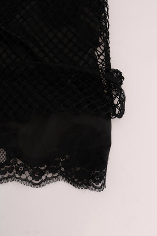 Elegant Black Lace Sleeveless Cami Blouse - Luxury for You