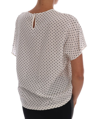 Chic Polka Dot Silk Blouse - Luxury for You