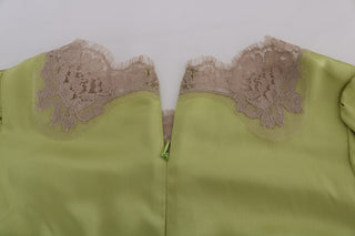 Elegant Floral Lace Silk Blouse - Luxury for You