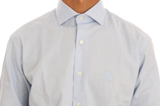 Light Blue Cotton Dress Shirt - Luxury for You