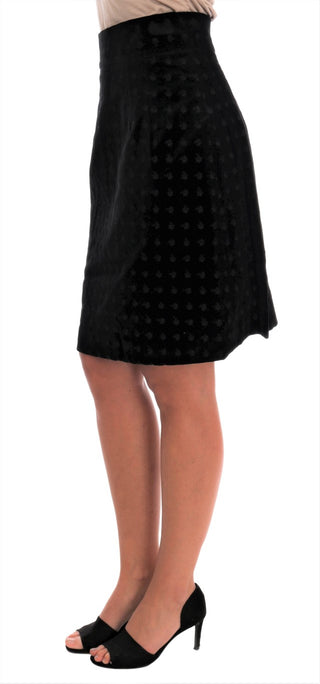 Baroque Embroidered Velvet Pencil Skirt - Luxury for You