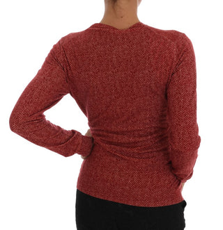 Red Wool Cardigan Sweater - Luxury for You