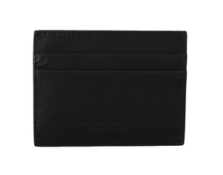 Exquisite Black Leather Men's Wallet