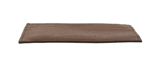 Elegant Leather Men's Wallet In Brown