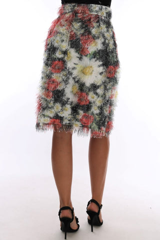 Floral Elegance Knee-length Skirt - Luxury for You