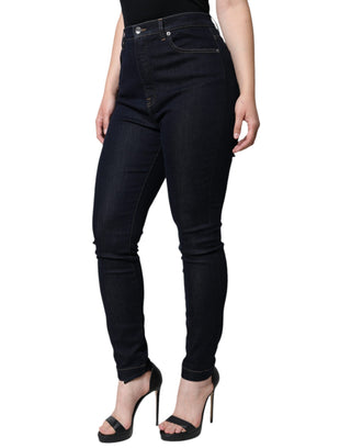 Black Grace High Waist Skinny Denim Jeans