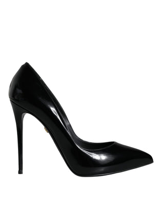 Black Patent Leather Kate Heels Pumps Shoes