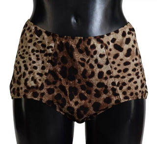 Brown Leopard Print Swimsuit Swimwear Bikini Bottom