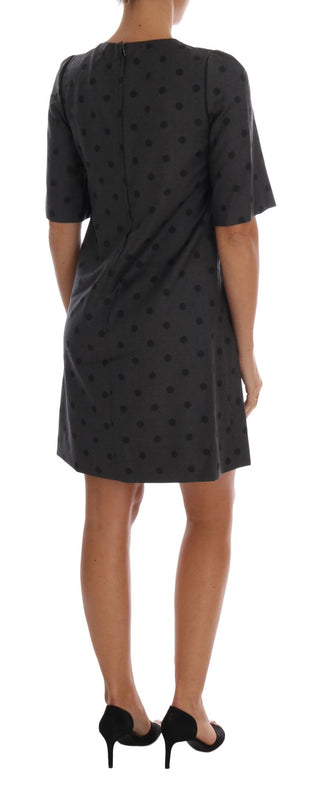 Chic Polka Dotted Wool Dress - Luxury for You