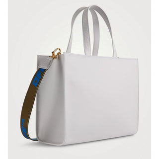 White Leather Crossbody Bag