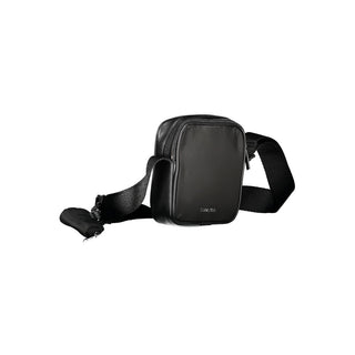 Black Polyester Shoulder Bag