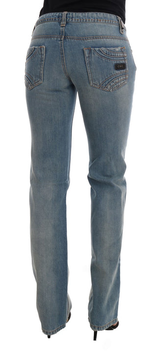 Chic Classic Fit Straight Blue Jeans - Luxury for You