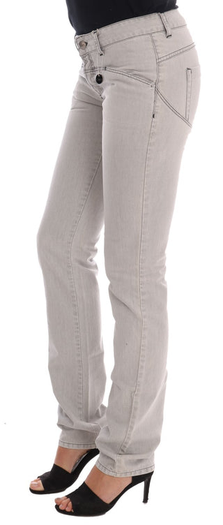 Sophisticated Gray Super Slim Jeans - Luxury for You