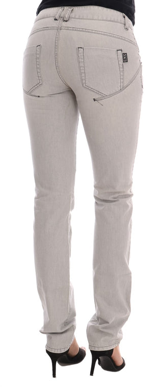 Sophisticated Gray Super Slim Jeans - Luxury for You