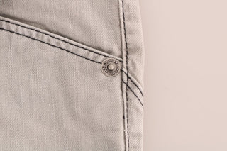 Sophisticated Gray Super Slim Jeans - Luxury for You