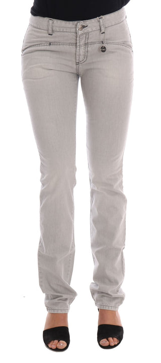 Sophisticated Gray Super Slim Jeans - Luxury for You