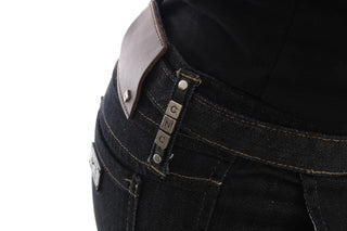 Svelte Dark Blue Cotton Slim Jeans - Luxury for You