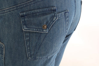 Super Slim Blue Wash Cotton Jeans - Luxury for You