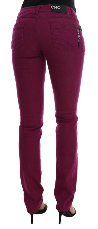 Elegant Purple Super Slim Jeans - Luxury for You