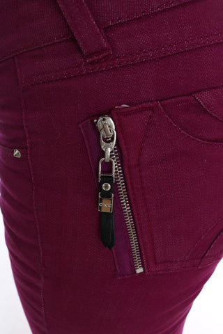 Elegant Purple Super Slim Jeans - Luxury for You