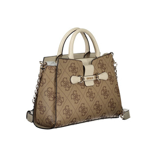 women beige handbag