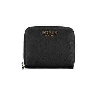 black polyethylene wallet