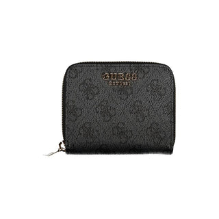 guess black wallet