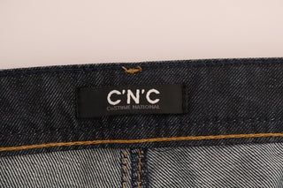 Chic Dark Blue Straight Fit Jeans - Luxury for You