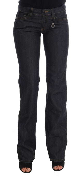 Chic Dark Blue Straight Fit Jeans - Luxury for You