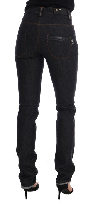 Sleek Dark Blue Super Slim Jeans - Luxury for You