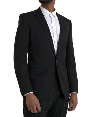 Black Martini Slim Fit Jacket Coat Blazer