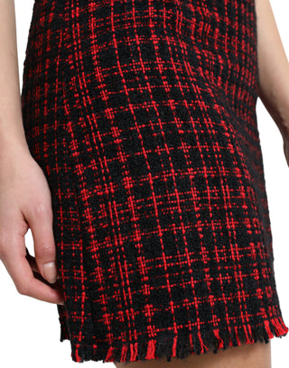 Tantalizing Tartan High-waist Mini Skirt