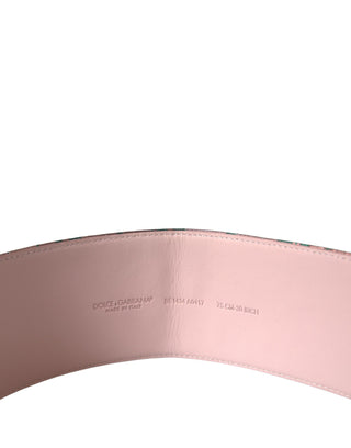 Multicolor High-waist Statement Belt