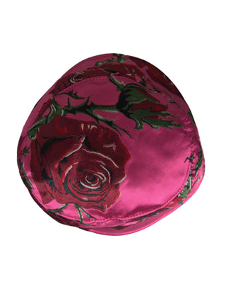 Pink Floral Cap Cotton Bucket Hat Men