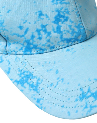 Light Blue Color Splash Baseball Hat Men