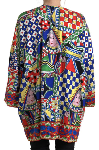 Elegant Multicolor Silk Blouse