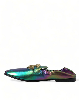 Elegant Iridescent Loafers For Gents