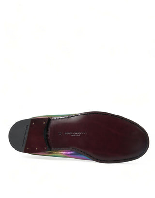 Elegant Iridescent Loafers For Gents