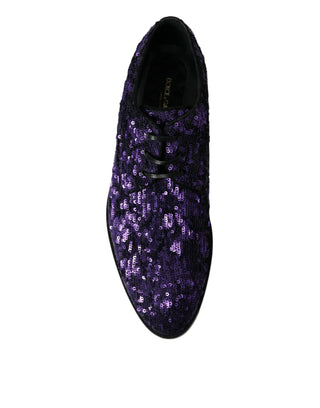 Elegant Sequined Oxford Dress Shoes