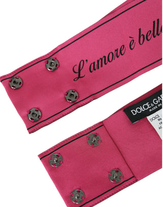 Pink L'amore E'bellezza Waist Belt