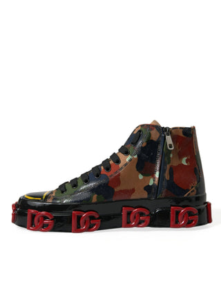 Chic Multicolor High-top Sneakers